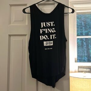 Women’s large Peloton Jenn Sherman quote tank